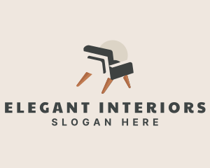 Interior - Furniture Interior Chair logo design