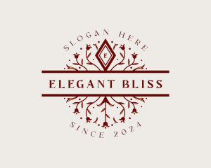 Wedding Event Flower logo design