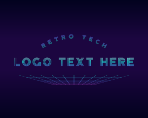 Generic Neon Retro logo design