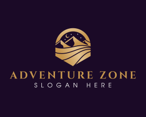 Adventure Desert Moon logo design