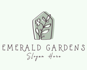 Garden House Plant logo design