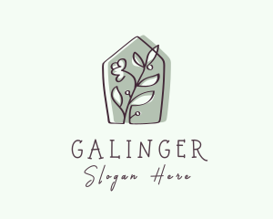 Garden House Plant logo design