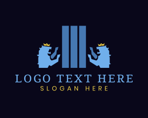 Legal Services - Twin Lion Corporate logo design