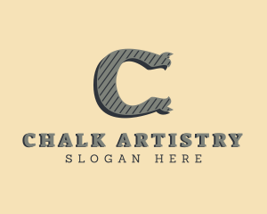 Antique Tailoring Brand Letter C logo design