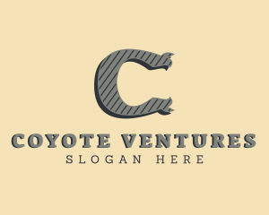 Antique Tailoring Brand Letter C logo design