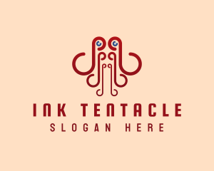 Octopus - Octopus Seafood Tentacle logo design