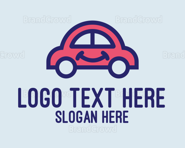 Smiling Small Car Logo