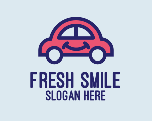 Smiling Small Car logo design