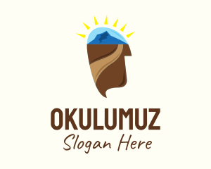 Outdoor Mountain Head  Logo