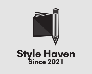 College - Book Pencil Academy logo design