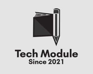 Module - Book Pencil Academy logo design