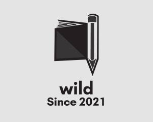 Book - Book Pencil Academy logo design