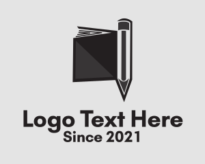 Book Club - Book Pencil Academy logo design