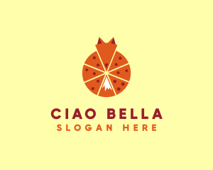 Italian - Pizza Slice Fox logo design