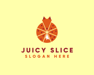 Pizza Slice Fox logo design