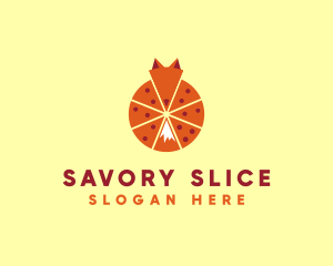 Pizza Slice Fox logo design