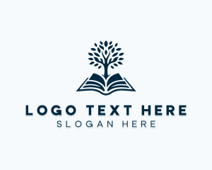 Tree - Book Tree Bookstore logo design