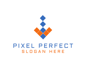 Pixel Arrow Software logo design