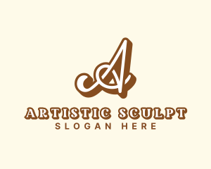 Artist Cursive Calligraphy logo design