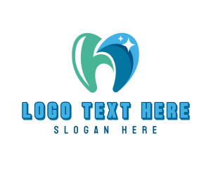 Oral Health - Tooth Dental Hygienist logo design