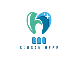 Tooth Dental Hygienist Logo