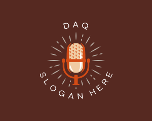 Entertainment - Podcast Microphone Media logo design