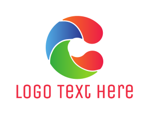 Multimedia - Colorful Wave C logo design