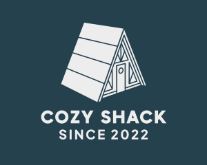 Shack - Wooden Cabin House logo design