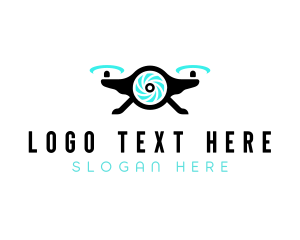 Vlogging - Camera Lens Surveillance logo design