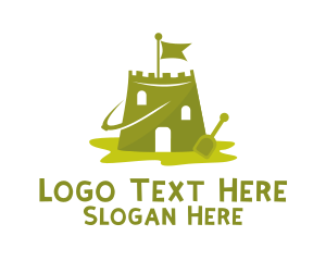 Sandbox - Toddler Castle Playground logo design