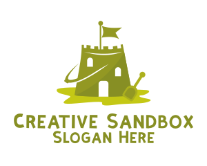 Sandbox - Toddler Castle Playground logo design