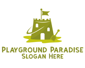 Sandbox - Toddler Castle Playground logo design