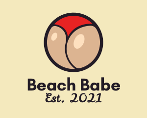 Plump Bikini Butt  logo design