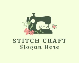 Needlework - Sewing Machine Tailoring logo design