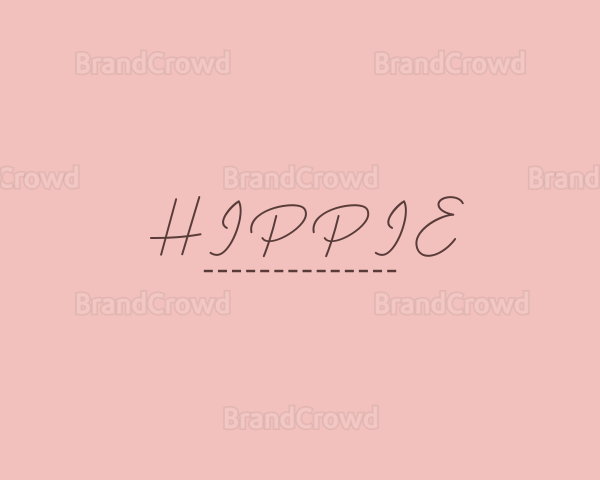 Feminine Cursive Signature Logo