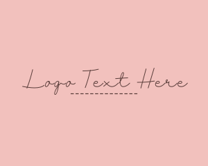 Cursive - Feminine Cursive Signature logo design