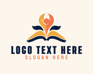 Scholarship - Education Book Academy logo design