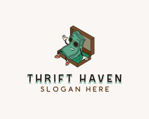 Saving - Dollar Money Briefcase logo design