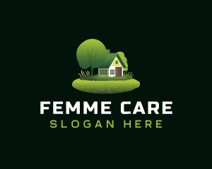 Landscaping Lawn Care logo design