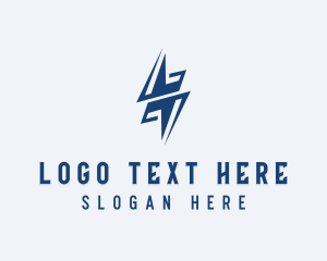 Power - Bolt Electrical Lightning logo design