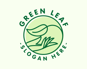 Leaf - Organic Leaf Hand logo design