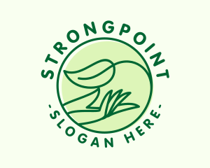Horticulture - Organic Leaf Hand logo design