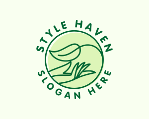 Organic Hand Spa logo design