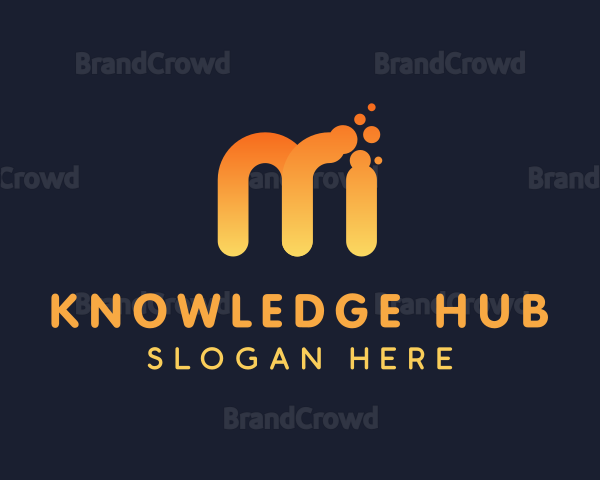 Startup Modern Digital Letter M Logo