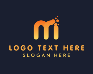 Chat - Startup Modern Digital Letter M logo design