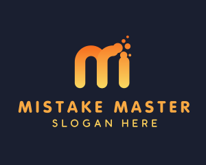 Startup Modern Digital Letter M logo design