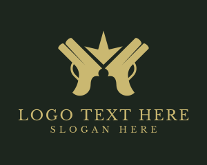 Sheriff - Police Weapon Gun logo design