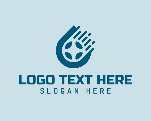 Refurbish - Car Tire Wheel Cleaning logo design