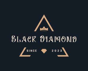 Diamond Brand Fashion Triangle logo design