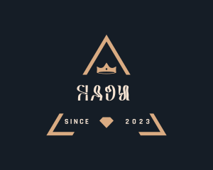 Jewelry Shop - Diamond Brand Fashion Triangle logo design